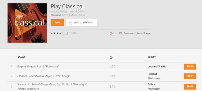 Fotografía - [Offre Alerte] Get The (surtout) Album Instrumental 'Play classique' gratuit sur Google Play